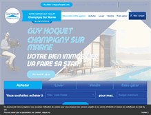 Tablet Screenshot of guyhoquet-immobilier-champigny-joinville.com